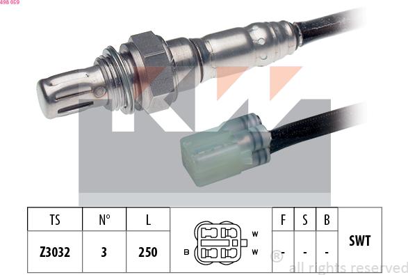 KW 498 059 - Lambda-sonda www.molydon.hr