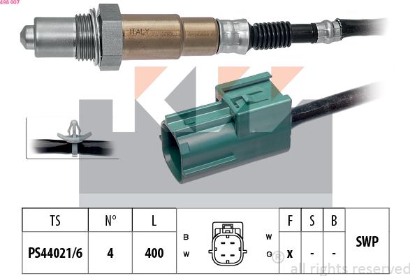 KW 498 007 - Lambda-sonda www.molydon.hr