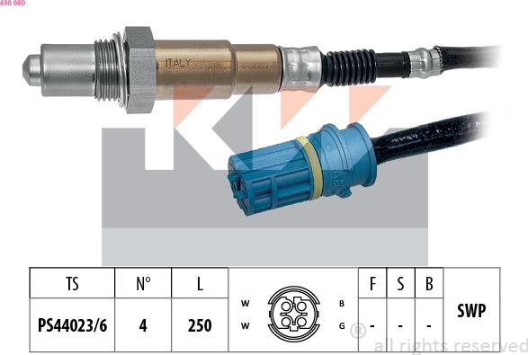 KW 498 080 - Lambda-sonda www.molydon.hr