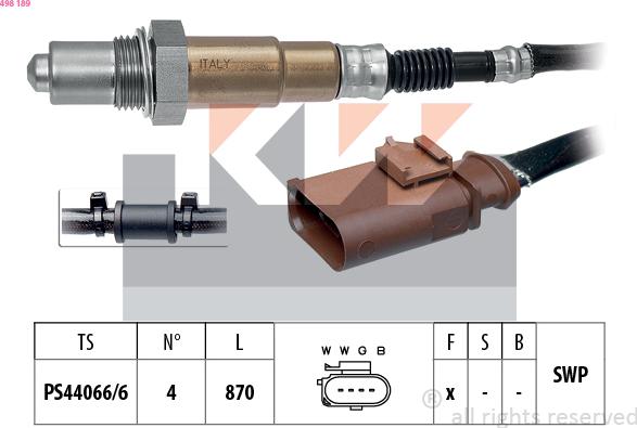 KW 498 189 - Lambda-sonda www.molydon.hr