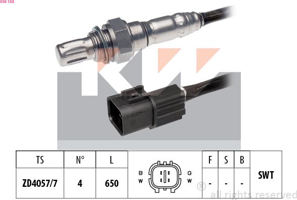 KW 498 188 - Lambda-sonda www.molydon.hr