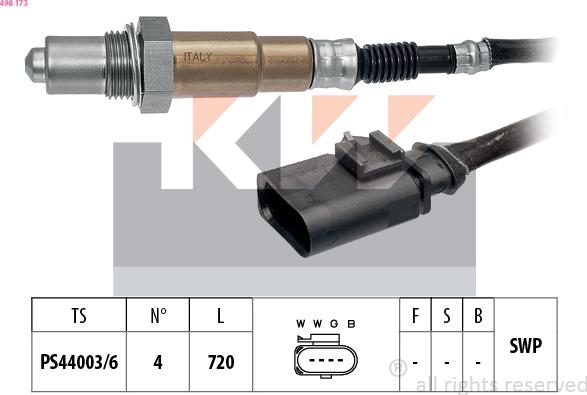 KW 498 173 - Lambda-sonda www.molydon.hr