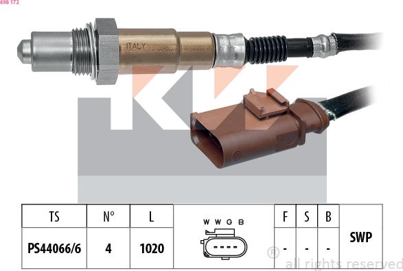 KW 498 172 - Lambda-sonda www.molydon.hr