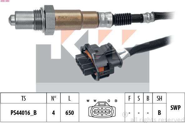 KW 498 385 - Lambda-sonda www.molydon.hr