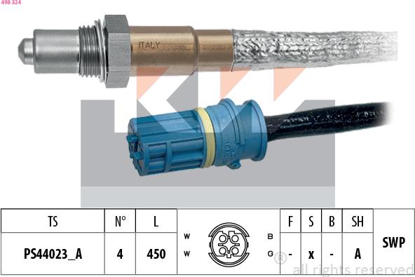 KW 498 324 - Lambda-sonda www.molydon.hr