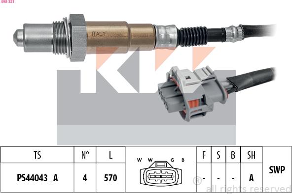 KW 498 321 - Lambda-sonda www.molydon.hr