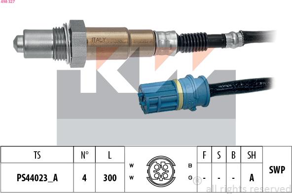 KW 498 327 - Lambda-sonda www.molydon.hr