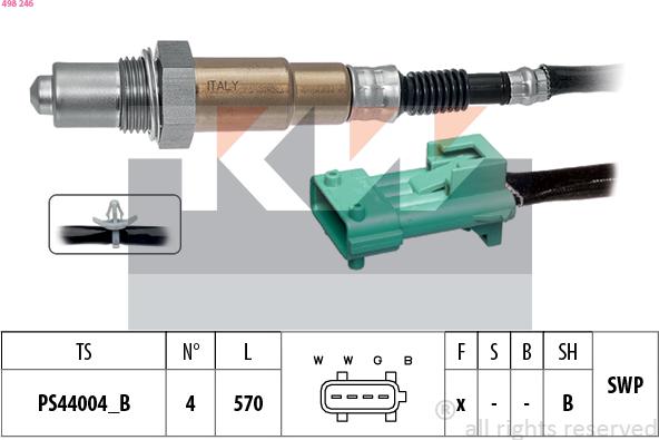 KW 498 246 - Lambda-sonda www.molydon.hr