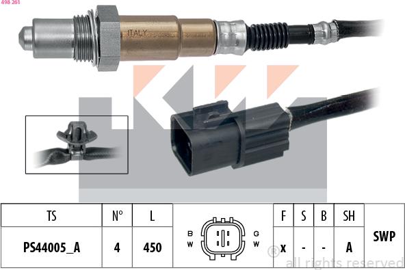 KW 498 261 - Lambda-sonda www.molydon.hr