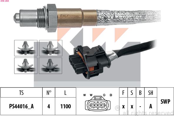 KW 498 268 - Lambda-sonda www.molydon.hr