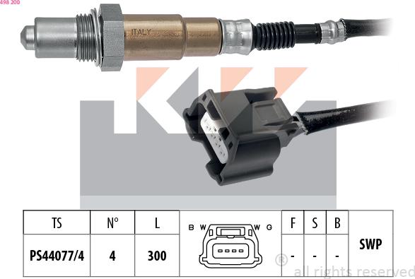 KW 498 200 - Lambda-sonda www.molydon.hr