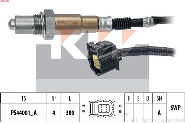 KW 498 202 - Lambda-sonda www.molydon.hr