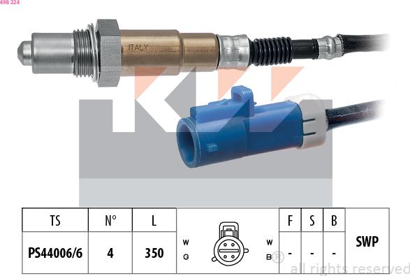 KW 498 224 - Lambda-sonda www.molydon.hr