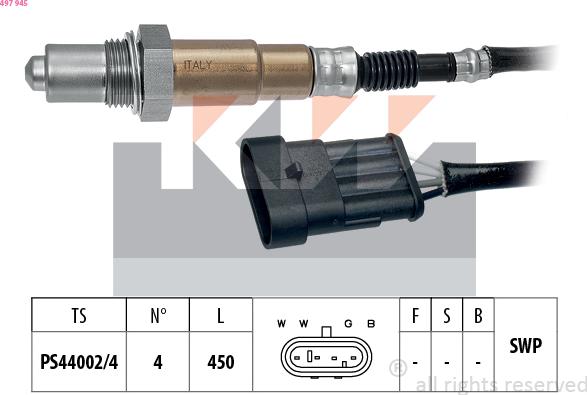 KW 497 945 - Lambda-sonda www.molydon.hr