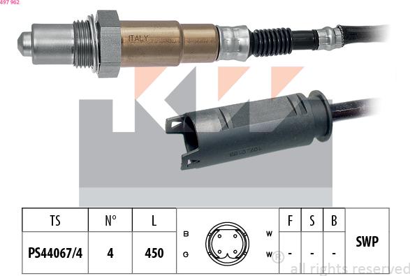 KW 497 962 - Lambda-sonda www.molydon.hr