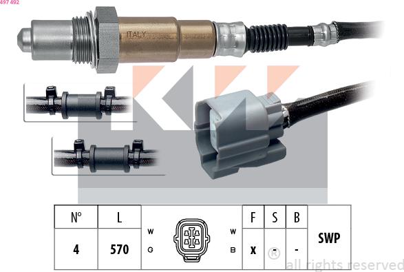 KW 497 492 - Lambda-sonda www.molydon.hr