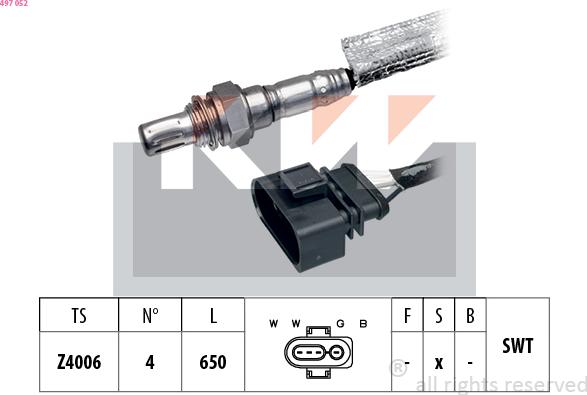 KW 497 052 - Lambda-sonda www.molydon.hr