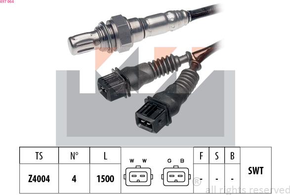 KW 497 064 - Lambda-sonda www.molydon.hr