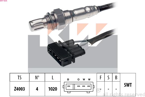 KW 497 034 - Lambda-sonda www.molydon.hr