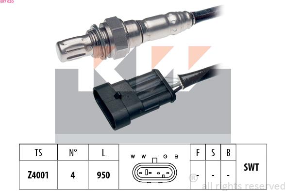 KW 497 020 - Lambda-sonda www.molydon.hr