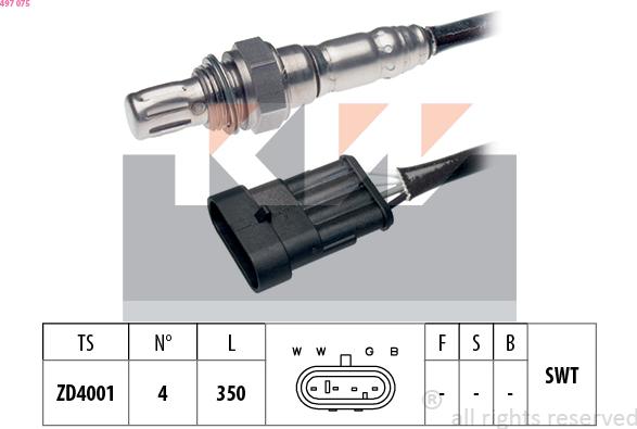 KW 497 075 - Lambda-sonda www.molydon.hr