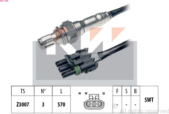 KW 497 346 - Lambda-sonda www.molydon.hr