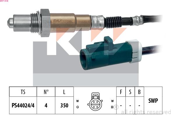 KW 497 318 - Lambda-sonda www.molydon.hr