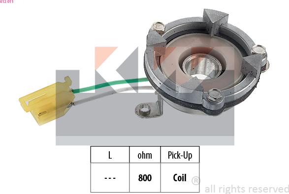 KW 412 011 - Senzor, impuls paljenja www.molydon.hr
