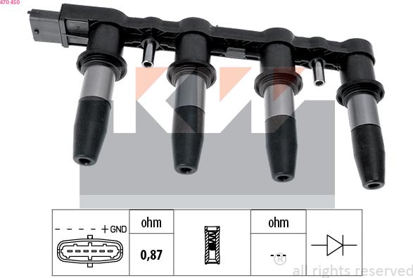 KW 470 450 - Indukcioni kalem (bobina) www.molydon.hr