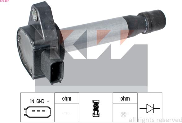 KW 470 457 - Indukcioni kalem (bobina) www.molydon.hr