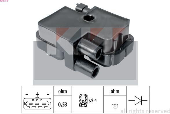 KW 470 417 - Indukcioni kalem (bobina) www.molydon.hr