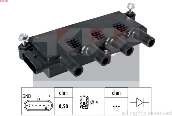 KW 470 423 - Indukcioni kalem (bobina) www.molydon.hr