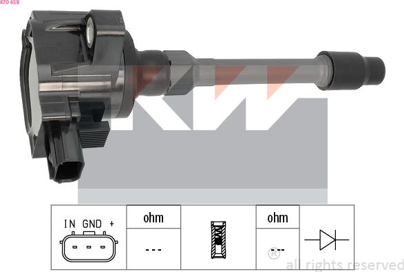 KW 470 659 - Indukcioni kalem (bobina) www.molydon.hr