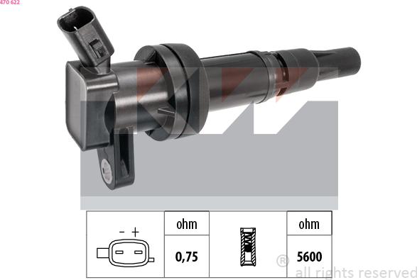 KW 470 622 - Indukcioni kalem (bobina) www.molydon.hr