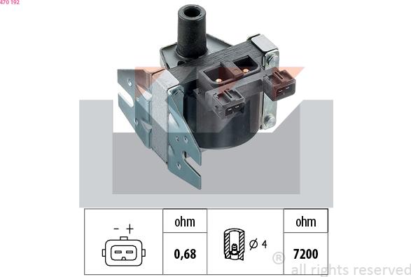 KW 470 192 - Indukcioni kalem (bobina) www.molydon.hr