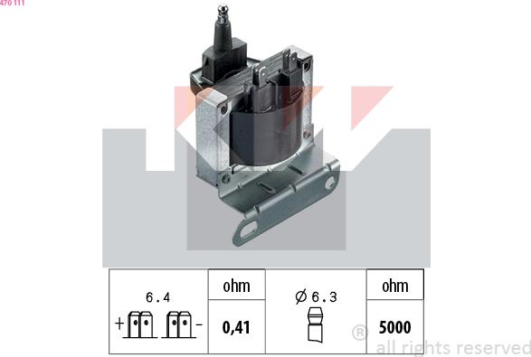 KW 470 111 - Indukcioni kalem (bobina) www.molydon.hr