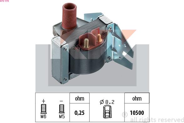 KW 470 179 - Indukcioni kalem (bobina) www.molydon.hr