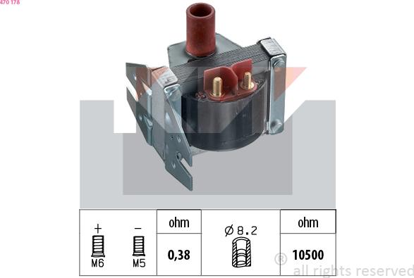 KW 470 178 - Indukcioni kalem (bobina) www.molydon.hr