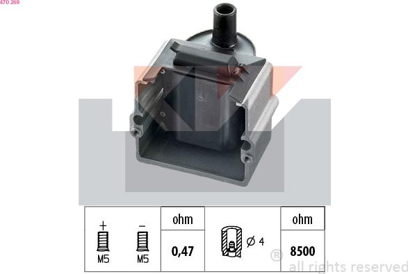 KW 470 269 - Indukcioni kalem (bobina) www.molydon.hr