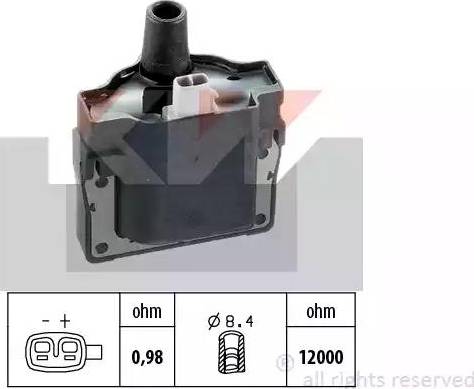 KW 470 201 - Indukcioni kalem (bobina) www.molydon.hr