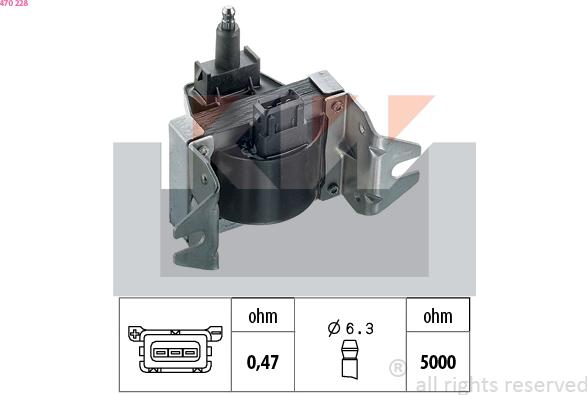 KW 470 228 - Indukcioni kalem (bobina) www.molydon.hr