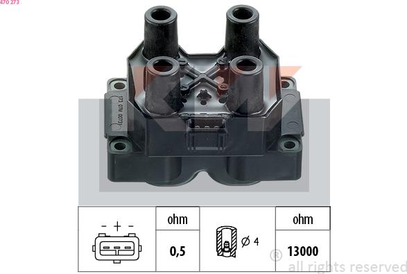 KW 470 273 - Indukcioni kalem (bobina) www.molydon.hr