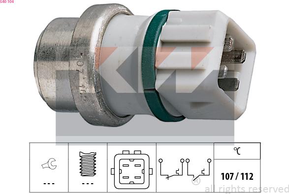 KW 540 104 - Senzor, temperatura rashladne tekućinu www.molydon.hr