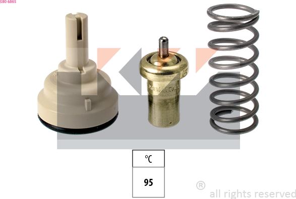 KW 580 686S - Termostat, rashladna tekućinu www.molydon.hr