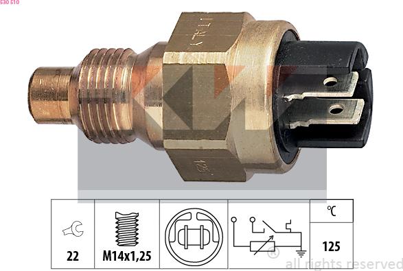 KW 530 510 - Senzor, temperatura rashladne tekućinu www.molydon.hr