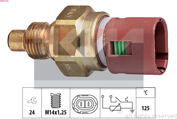 KW 530 532 - Senzor, temperatura rashladne tekućinu www.molydon.hr