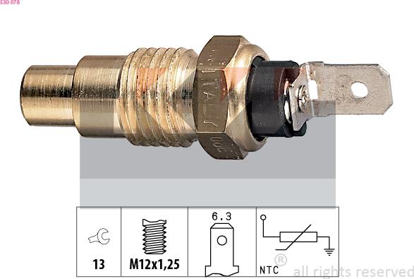 KW 530 078 - Senzor, temperatura rashladne tekućinu www.molydon.hr