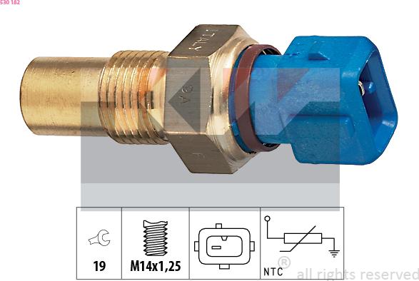 KW 530 182 - Senzor, temperatura rashladne tekućinu www.molydon.hr