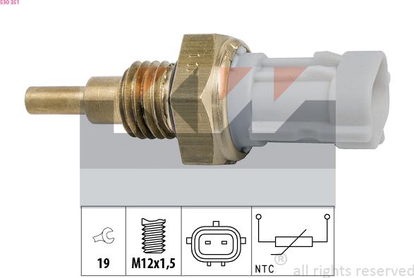 KW 530 351 - Senzor, temperatura ulja www.molydon.hr