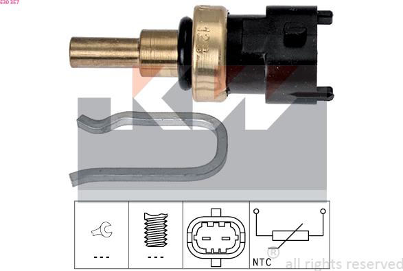 KW 530 357 - Senzor, temperatura rashladne tekućinu www.molydon.hr